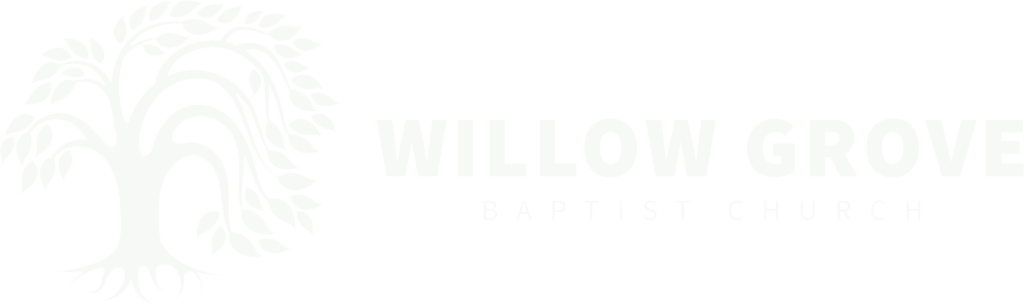 Willow Grove Baptist Church White Logo